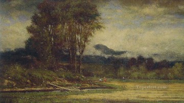 池の調律師ジョージ・イネスとの風景 Oil Paintings